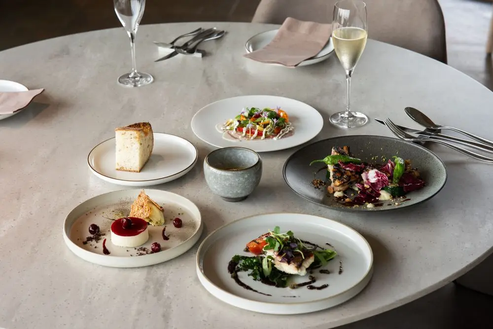 Exquisite fine dining setup at Delvarisregalhouse Casino Hotel