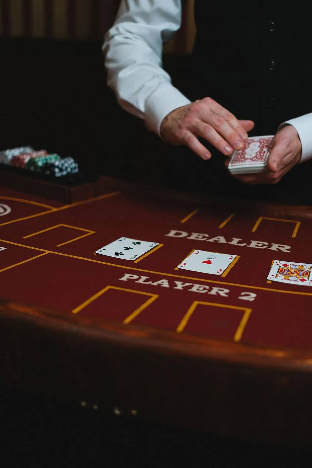 Pristine casino playing cards detail